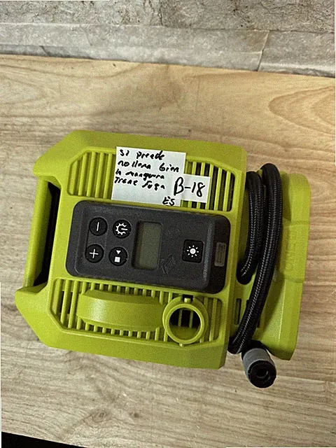 Ryobi PCL031 18V Dual Function Digital Inflator/Deflator - FOR PARTS OR REPAIR